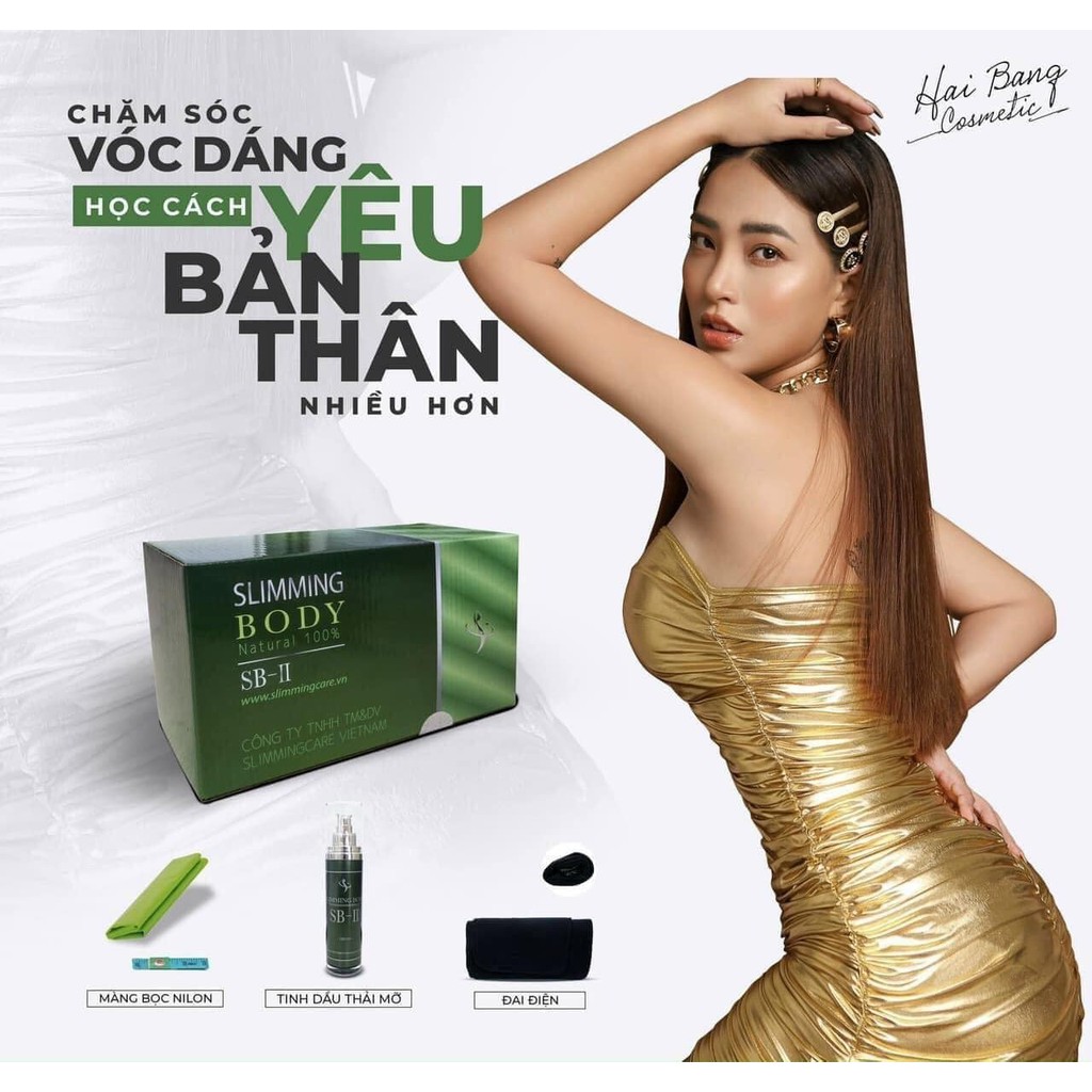 Bộ Ủ Nóng Tan Mỡ Slimming Body 2, Bộ Đai Ủ Quấn Nóng Chính Hãng Giúp Đào Thải Mỡ Thừa, Định Hình Eo Thon Gọn