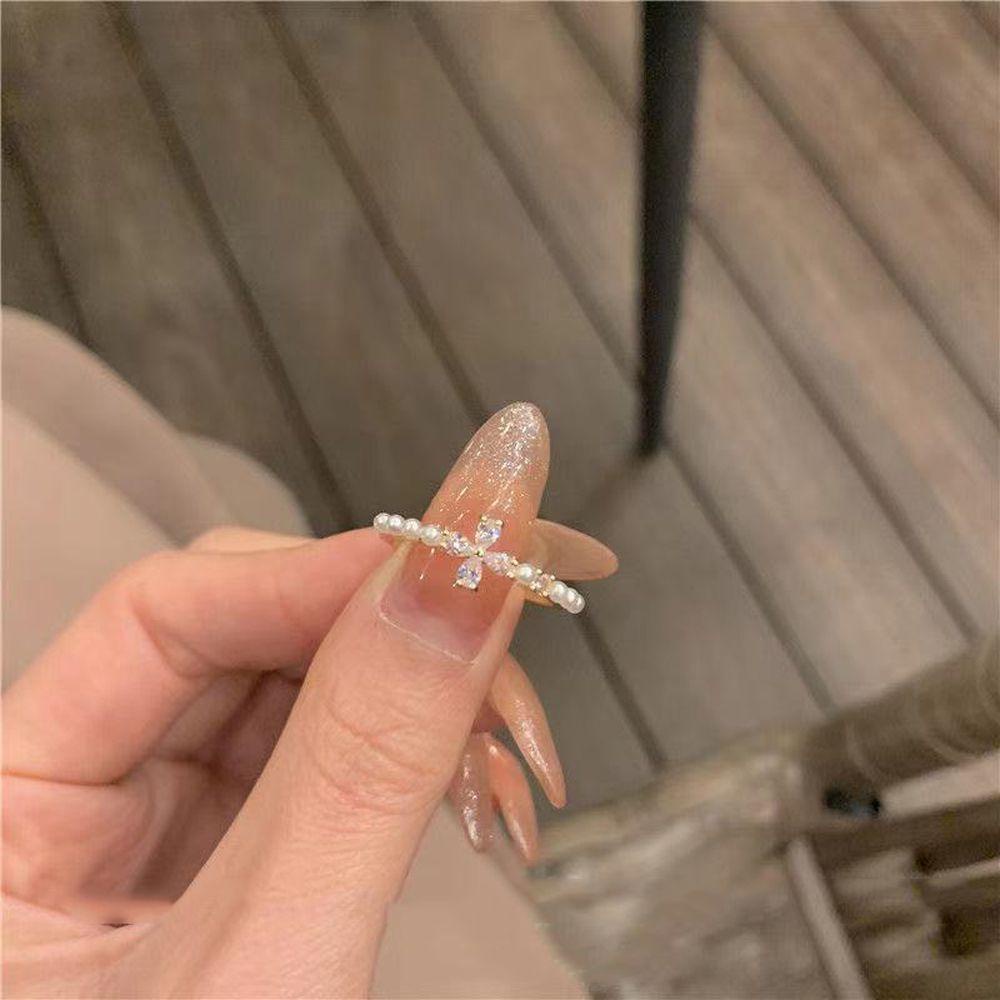 Nhẫn Đeo Tay Kim Loại Thời Trang Hàn Quốc Cho Nữ