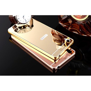 Ốp lưng Sony Xperia XA F3116, Sony Xperia XA Ultra F3216 tráng gương viền kim loại