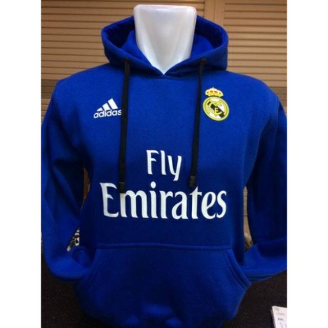 Áo Khoác Hoodie In Chữ Real Madrid Thời Trang 2018