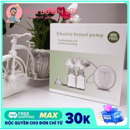 💞💞Máy Hút Sữa Điện Đôi Electric Breast Pump D Hút Êm Không Đau Rát - BẢO HÀNH 12 tháng