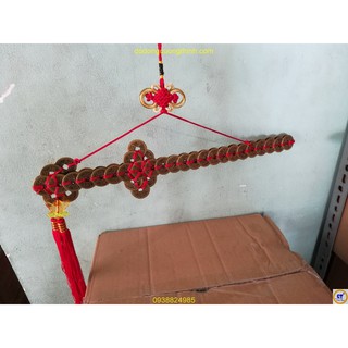 Tiền xu Thất Tinh kiếm 35cm (thanh kiếm kết bằng tiền xu)