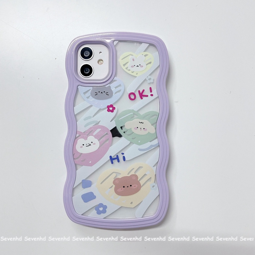 Ốp Điện Thoại Họa Tiết Hoạt Hình Quái Vật Doodle Dễ Thương Cho iPhone 13 12 11 Pro Max SE2020 X XR XS Max 8 7 Plus