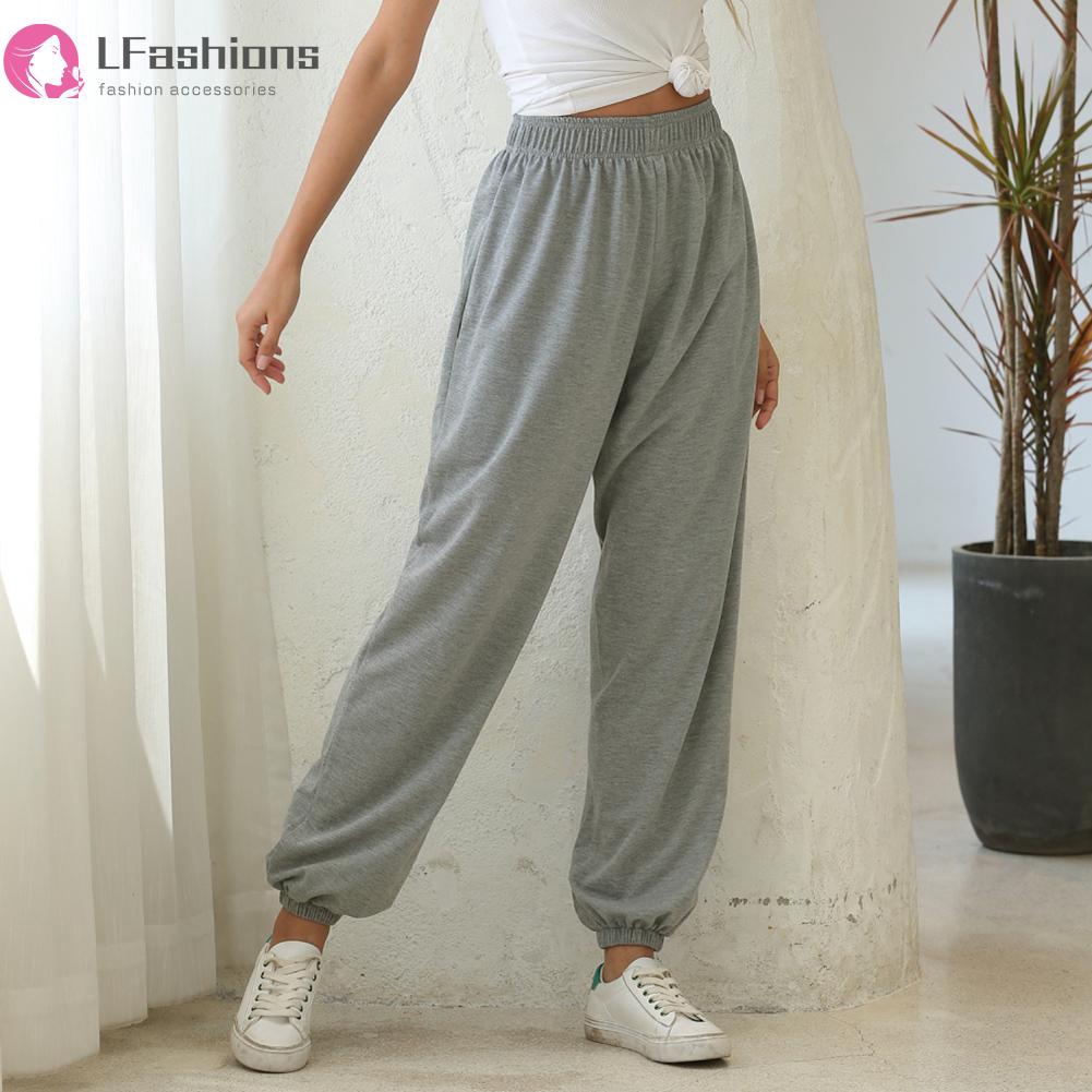 Women Loose Trousers Sports Wide Leg Pants Summer Jogger Sweatpants