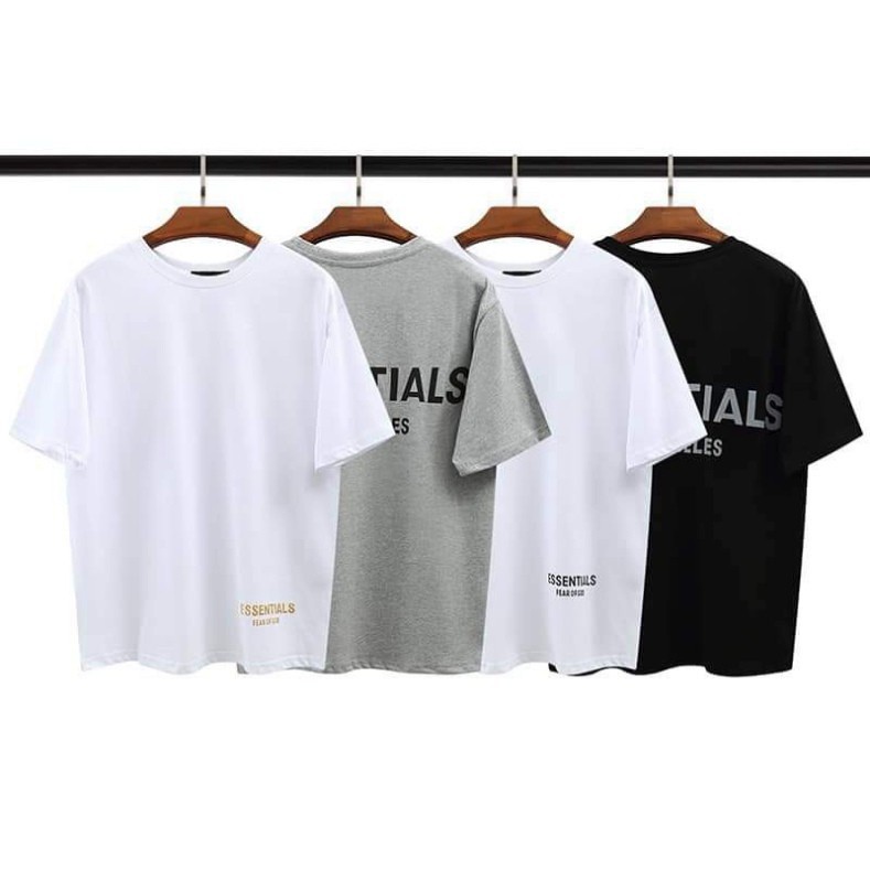 (FREESHIP) Áo Thun in ESSENTIALS phản quang Siêu Hot Siêu Co Dãn Siêu Chất