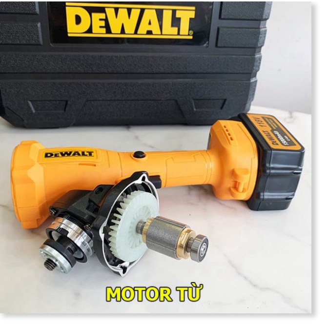 Máy mài pin DEWALT 118V 2 PIN không chổi than, Lõi Đồng - Máy mài Góc, Máy Cắt Đường kín