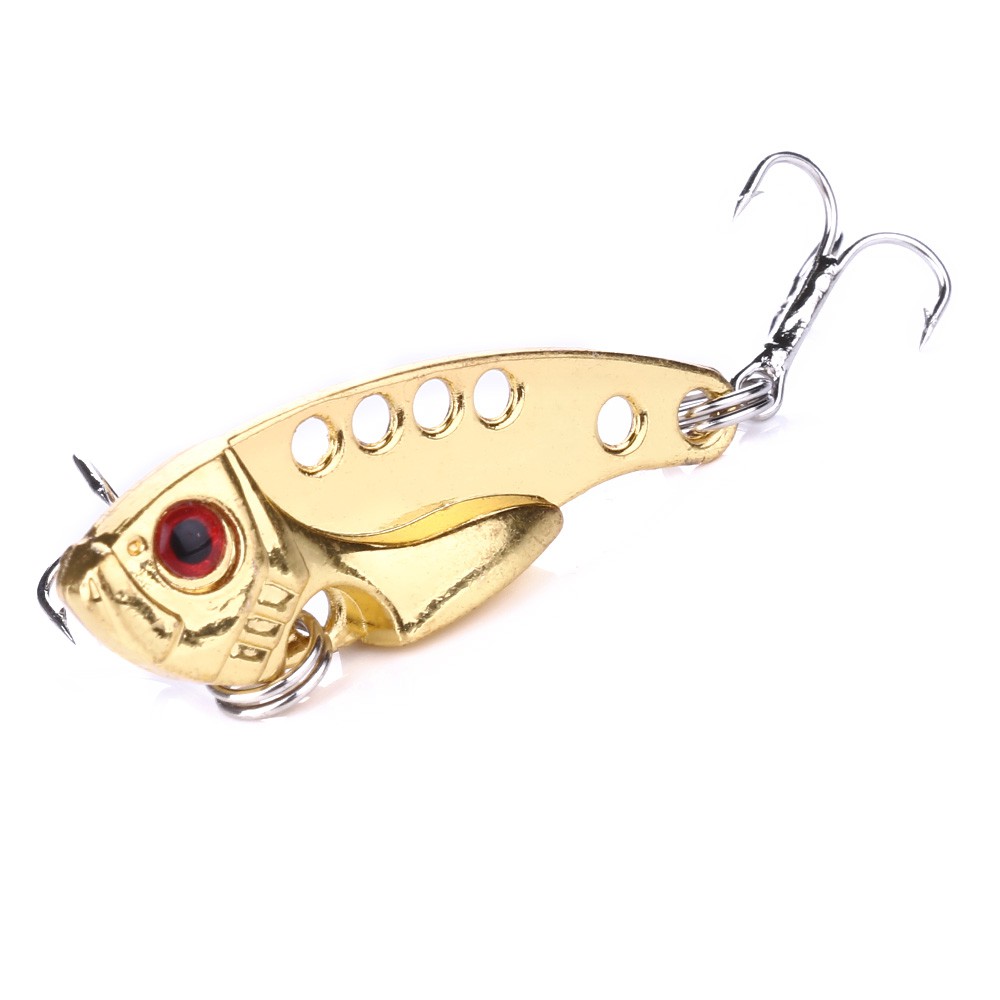 Mồi câu cá giả kim loại sống động HENGJIA 4cm 7g