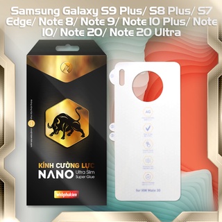 Miếng dán ppf tpu cho samsung galaxy s9 plus/s8 plus/s7 edge/note 8/note 9/note 10 plus/note 10/note 20/note 20 ultra