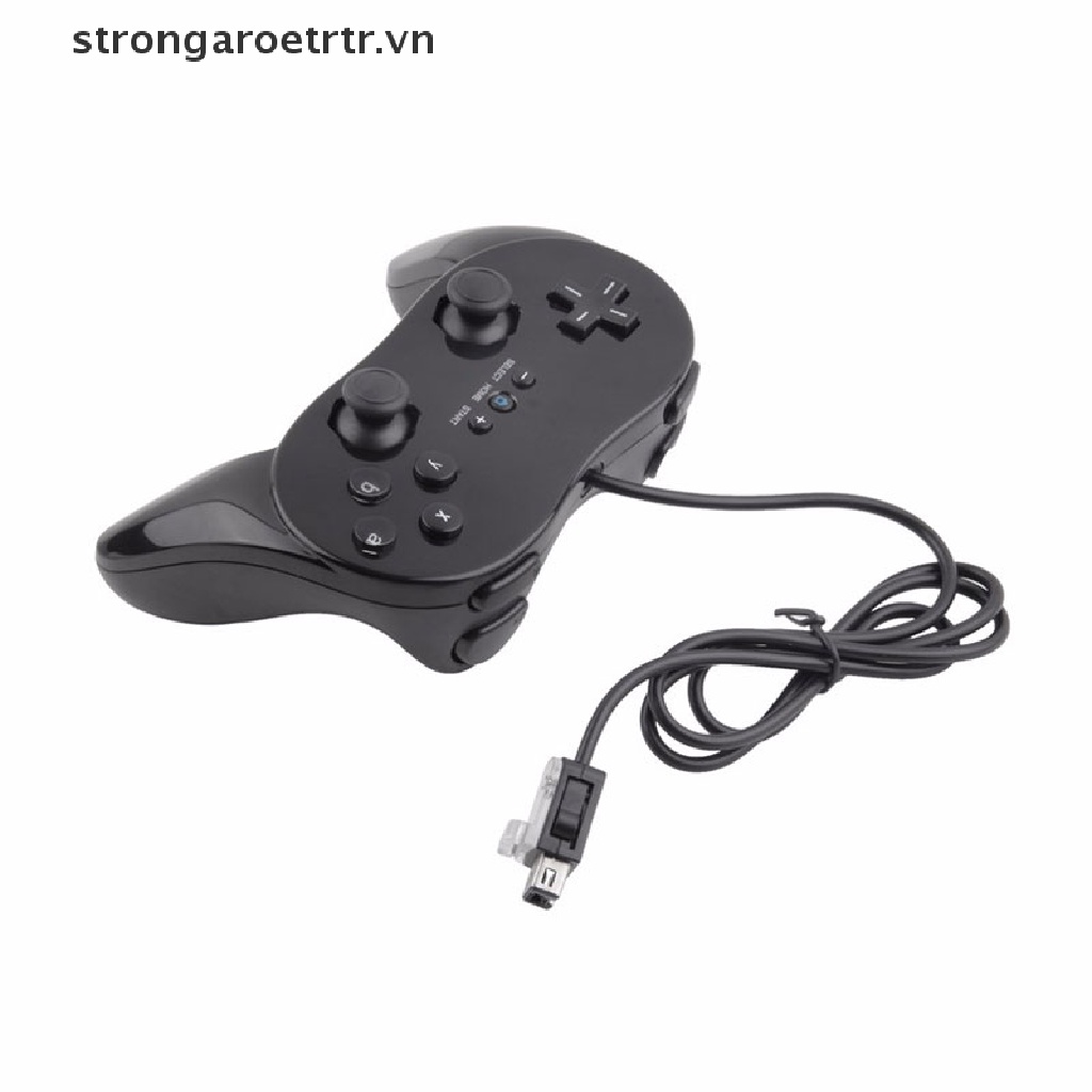 Tay Cầm Chơi Game Có Dây Strongaroetrtr New Classic Cho NS Wii