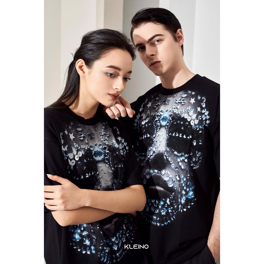 Áo T-Shirt unisex KLEINO Swarovski Face