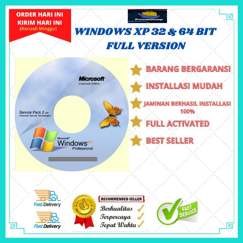 Cd / Dvd Lắp Ráp Windows Xp Sp2 + Sp3 32 / 64bit