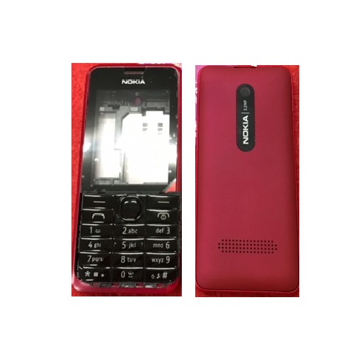 Vỏ Nokia 301 có sườn - có phím | WebRaoVat - webraovat.net.vn