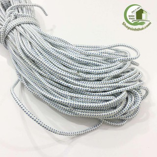Cuộn dây thừng - dây dù màu xanh, trắng [ nguyên cuộn ]