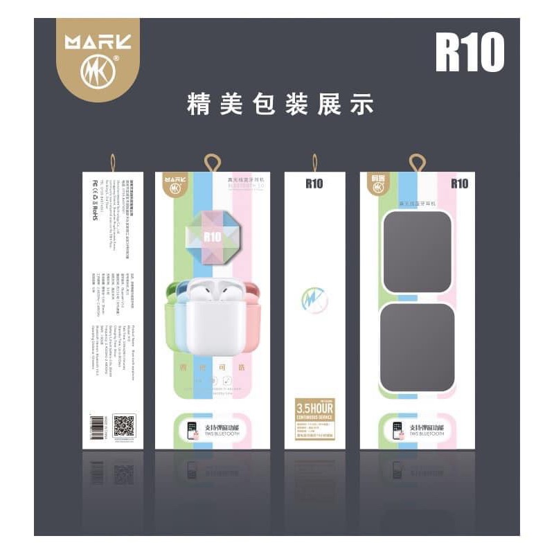 Tai nghe bluetooth Mark R10 chính hãng Hongkong