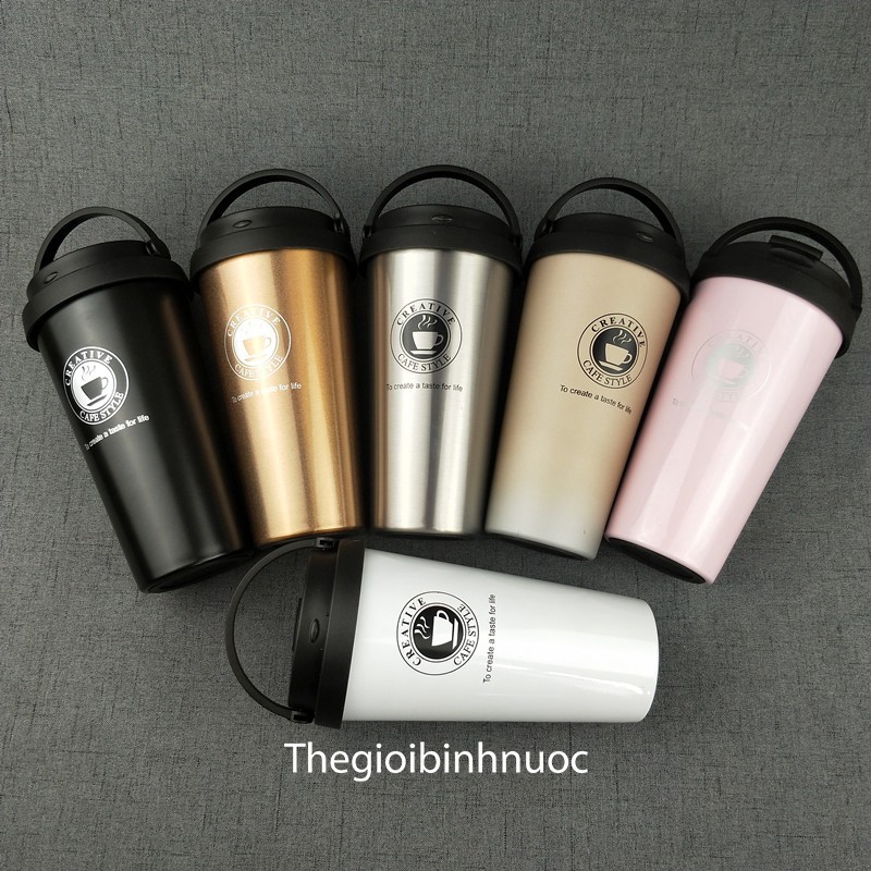 [Hot]-Cốc giữ nhiệt cafe cao cấp 500ml