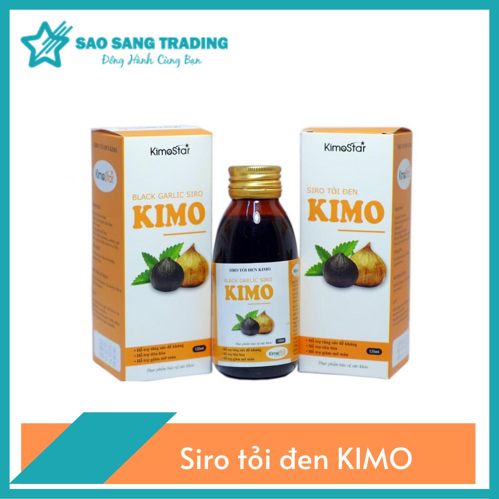 1 Tinh dầu tỏi và 1 Siro tỏi đen KIMO | Tăng sức đề kháng, miễn dịch khỏe cho bé và cả nhà.