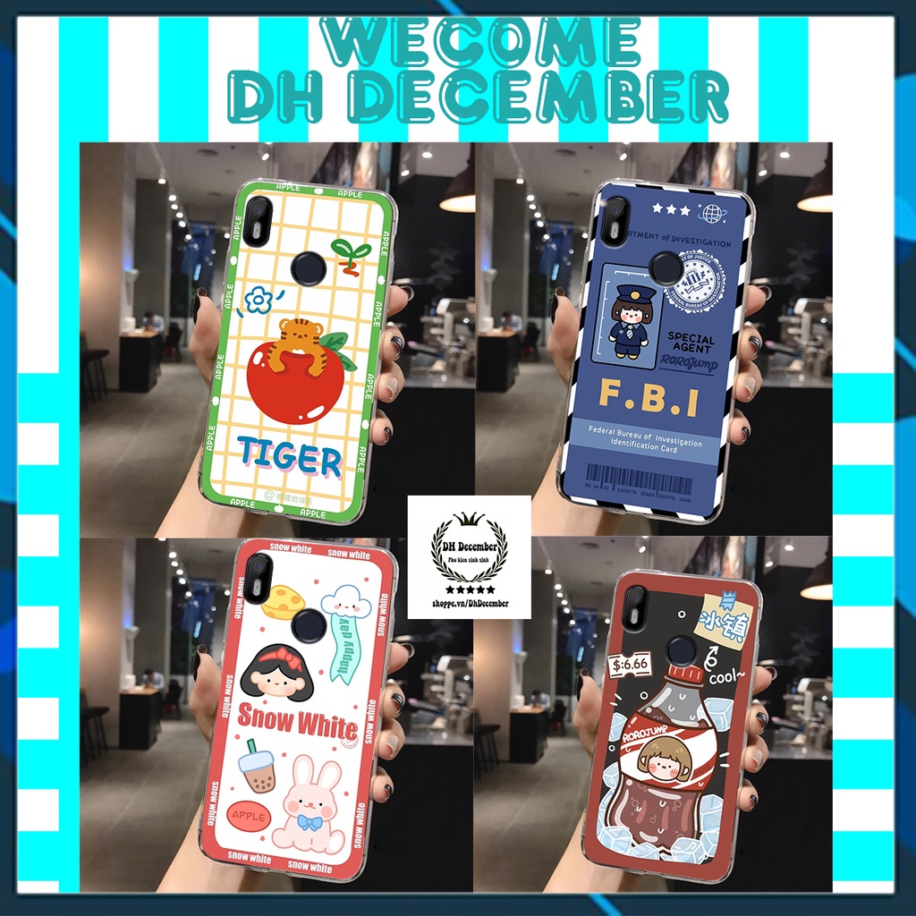 Ốp lưng dẻo Vsmart JOY 1 in hình 3D GẤU cute be@r, soda, happy day cực hot ,thời thượng