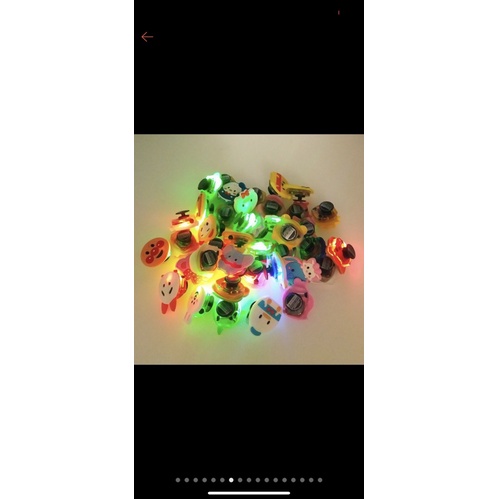 Steaker , jibiz gắn dép 2d , lò xo ,lò xo led