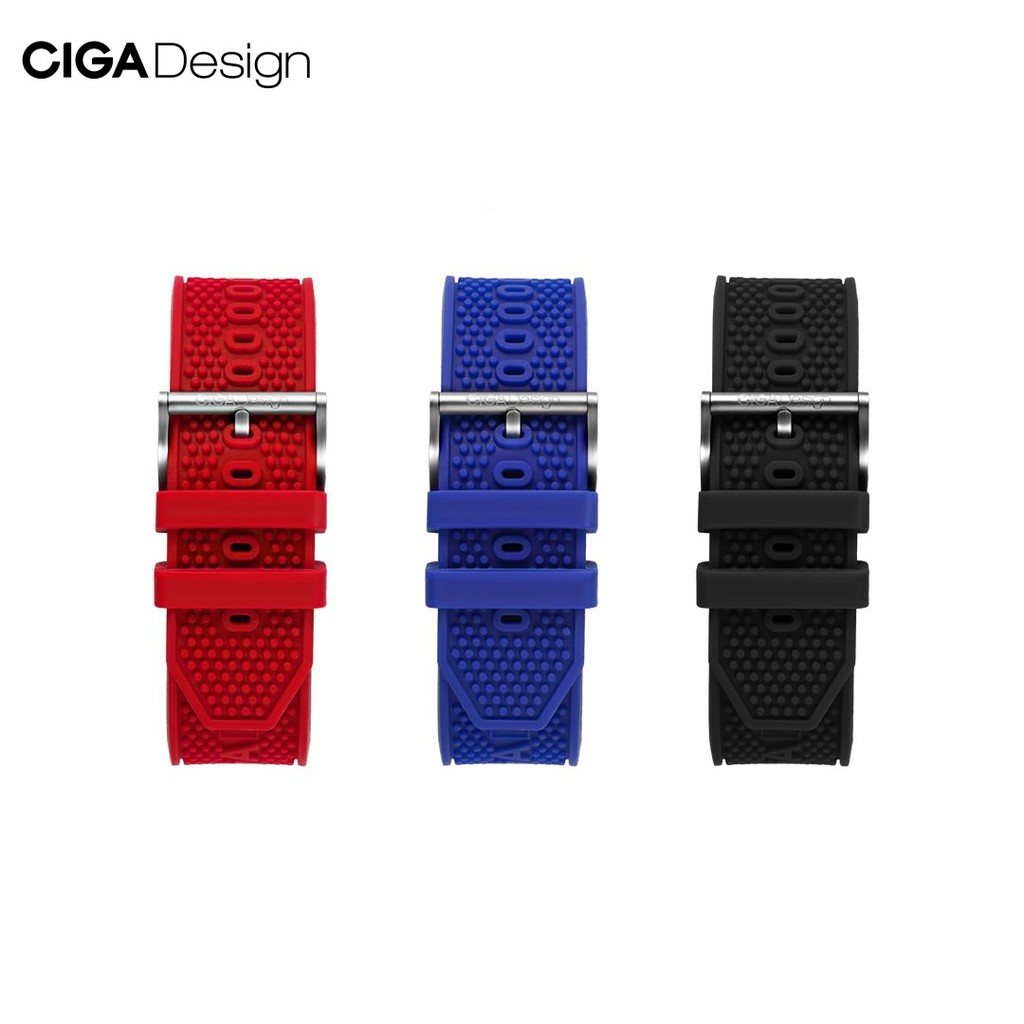 Dây đeo silicone đồng hồ Ciga Design (Thân thiện với làn da / Có thể rửa nhiều lần / Chiều rộng 22mm)