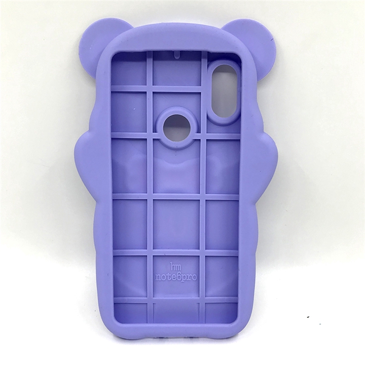 Ốp Điện Thoại Silicon Mềm Hình Gấu 3D Cho Xiaomi Redmi Note 10 Note 8 Pro 9s 9A 9C