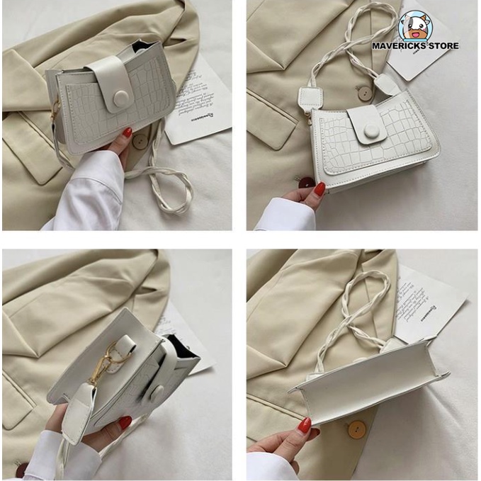 Túi đeo vai hình vuông thời trang mới năm 2021