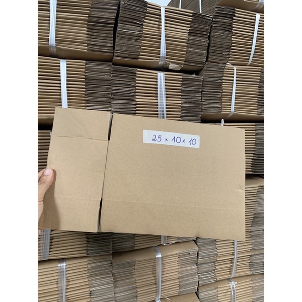 20 HỘP GIẤY 25x10x10 CARTON ĐÓNG HÀNG SHIP COD-Thùng giấy giá rẻ-Thùng giấy có sẵn-Sỉ lẻ thùng giấy-Xưởng thùng giấy