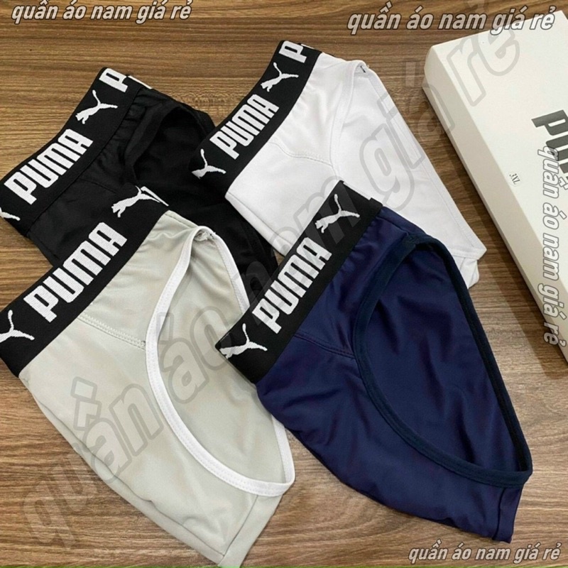 Quần sịp tam giác, lót chéo PM chất vải thun lạnh, ko nhăn,ko xù, mặc mát  thoáng mát, thấm hút mồ hôi tốt