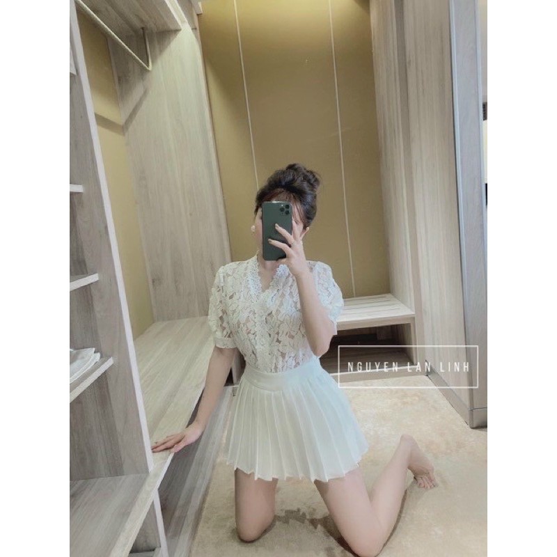 CHÂN VÁY XẾP LI BIGSIZE 60-90kg (có size, có lót quần)
