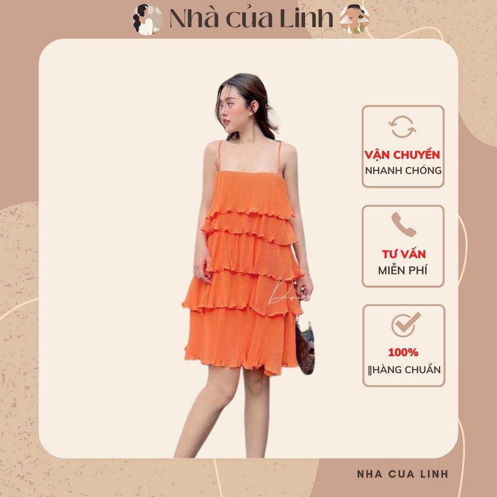 Đầm dập ly hai dây năm tầng NhaCuaLinh