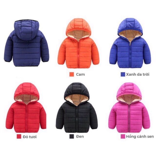 Áo phao có mũ lót lông cao cấp dày dặn cho bé yêu (8-18kg) | BigBuy360 - bigbuy360.vn