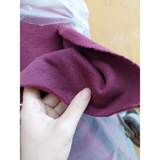 vải cotton lót nỉ dư canifa
