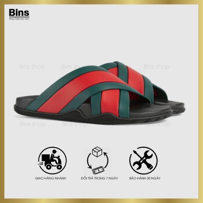 DÉP QUAI CHÉO THỜI TRANG GC ĐẾ CAO SU CAO CẤP - QUAI CAO SU NON SZ 38-43