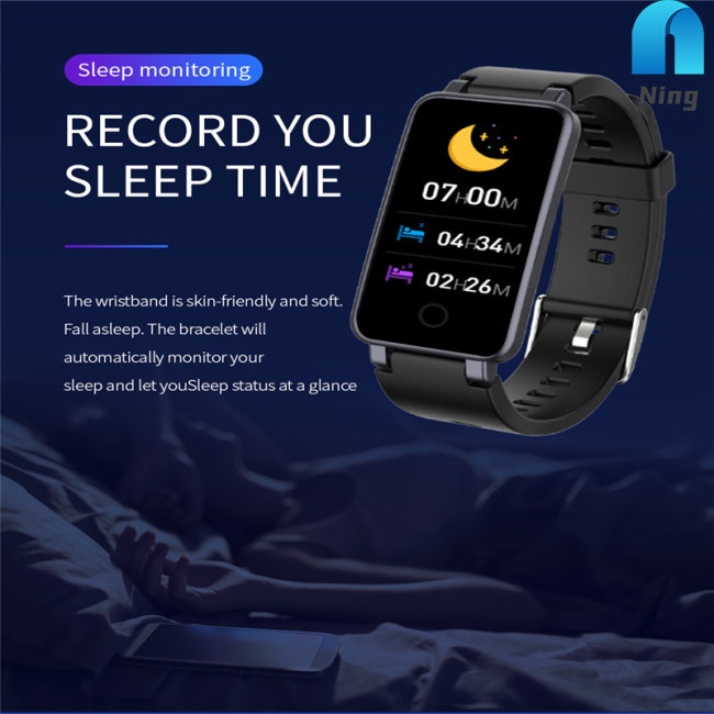 Đồng Hồ Đeo Tay Thông Minh Fy2 Bluetooth Đo HuyếT ÁP NhịP Tim ChấT LượNg Cao