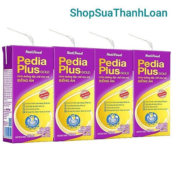 Sữa bột pha sẵn Nuti Pedia Plus - 180 ml (Thùng 48 hộp)