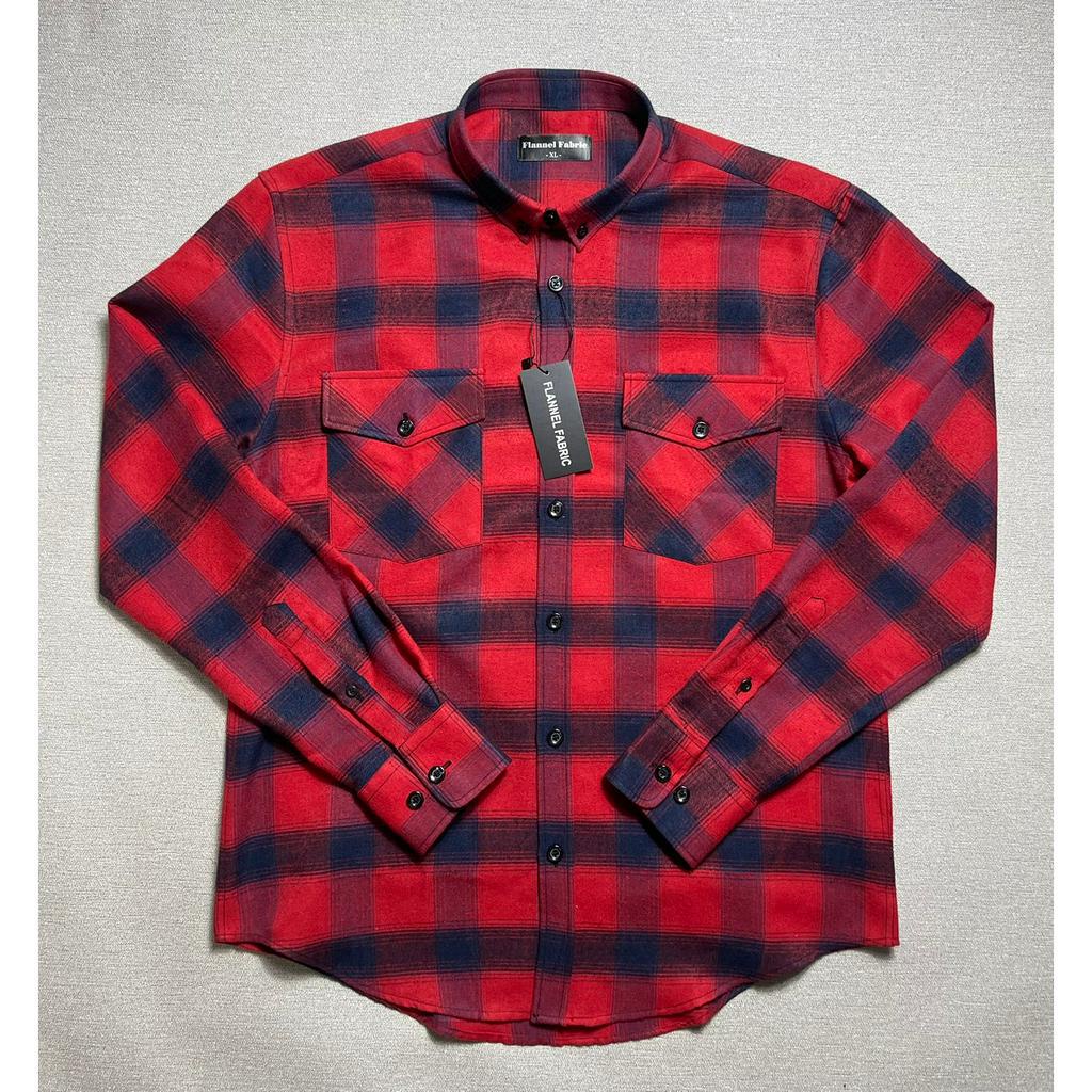 Sơ mi Flannel 100% cotton