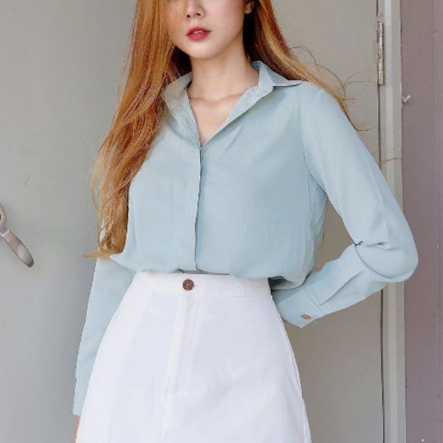 Áo sơ mi lụa thiết kế