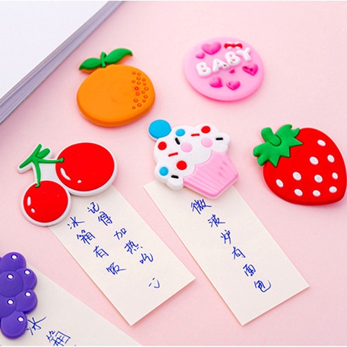 Nam Châm Mini Bằng Silicone Trang Trí Tủ Lạnh