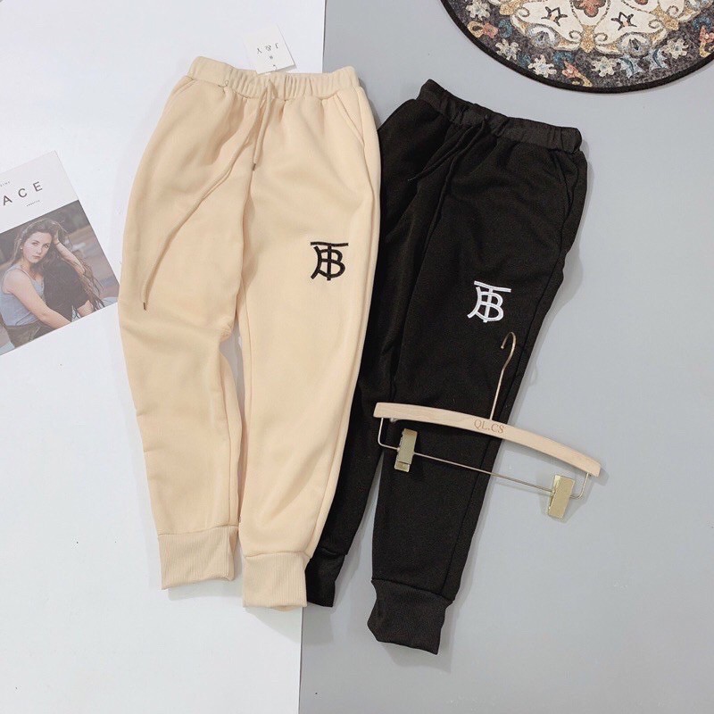 Quần Nỉ Nữ ⚡ HÀNG ĐẸP ⚡ Quần Jogger Nỉ TB Bo Gấu_Kim Anh Shop
