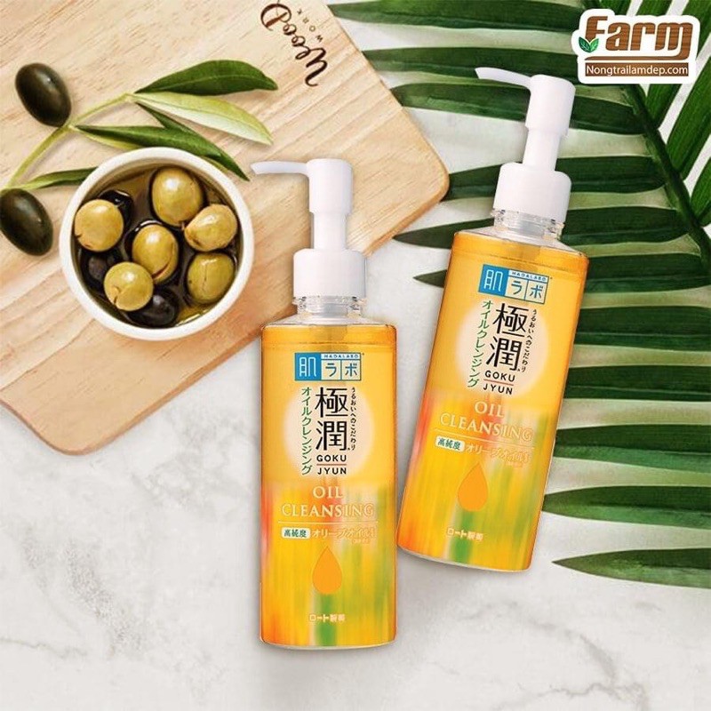 Dầu Tẩy Trang Hada Labo Dưỡng Ẩm Nhật Bản 200ml Gokujyun Cleansing Oil[Hàng_Nhật]