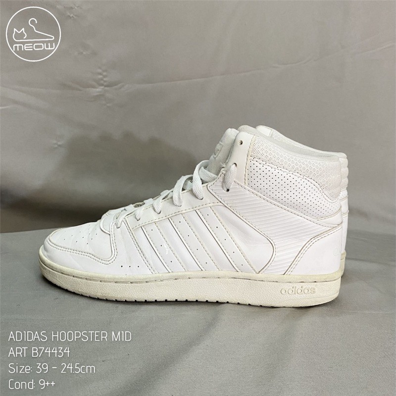giày thể thao 2hand [ADIDAS HOOPSTER MID size 39]