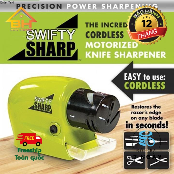 Dụng cụ mài dao kéo đa năng Swifty Sharp chất lượng dùng cho gia đình [SALE]