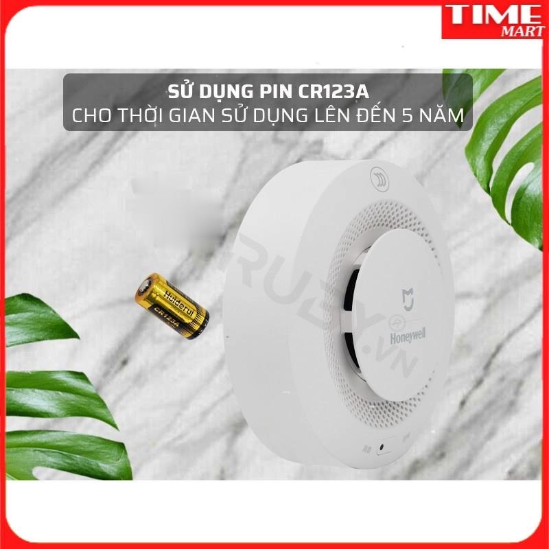 [CHÍNH HÃNG] Cảm Biến Báo Cháy Xiaomi Mijia Honeywell - Báo Cháy, Báo Khói, Khí Gas, App Mihome và HomeKit [TIME_MART]]