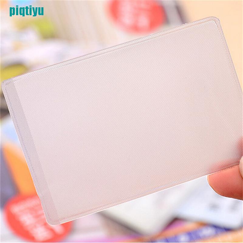 ❉Bộ 10 Bao Đựng Thẻ Tín Dụng Bằng Nhựa PVC Trong Suốt