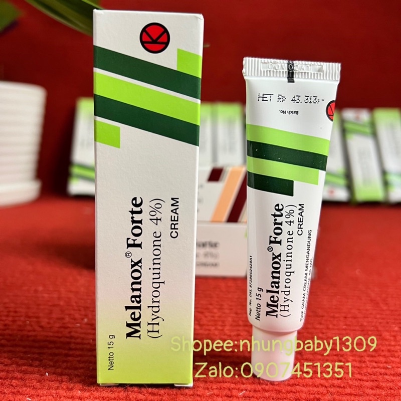 Kem Trắng da Melanox HYDROQUINONE 2% -4% , xoá thâm nám, tàn nhang