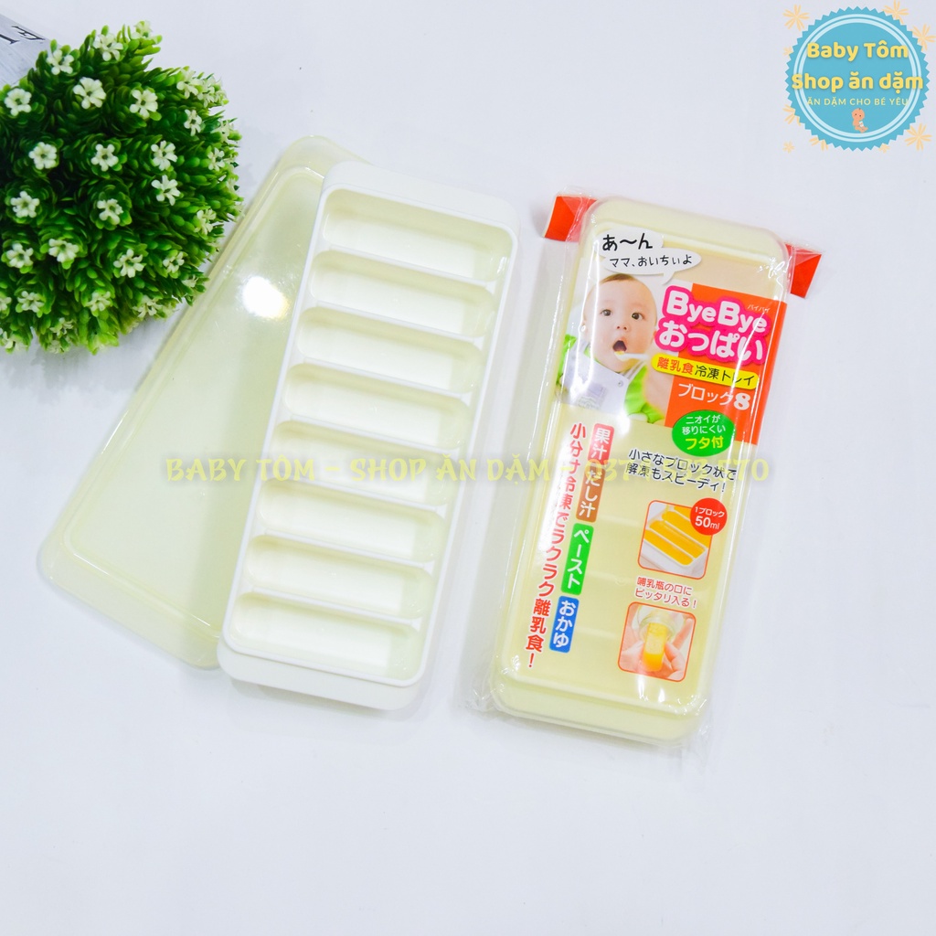 Khay trữ đông,Khay trữ dashi cho bé ăn dặm NPP Baby Tôm