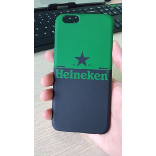 Ốp lưng iphone 6 bia ken nhựa nhung cao cấp