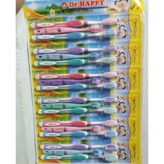 6 sét Bàn chải đánh răng Dr.HAPPY gia đình(sét 2 cây lớn,1 nhỏ)