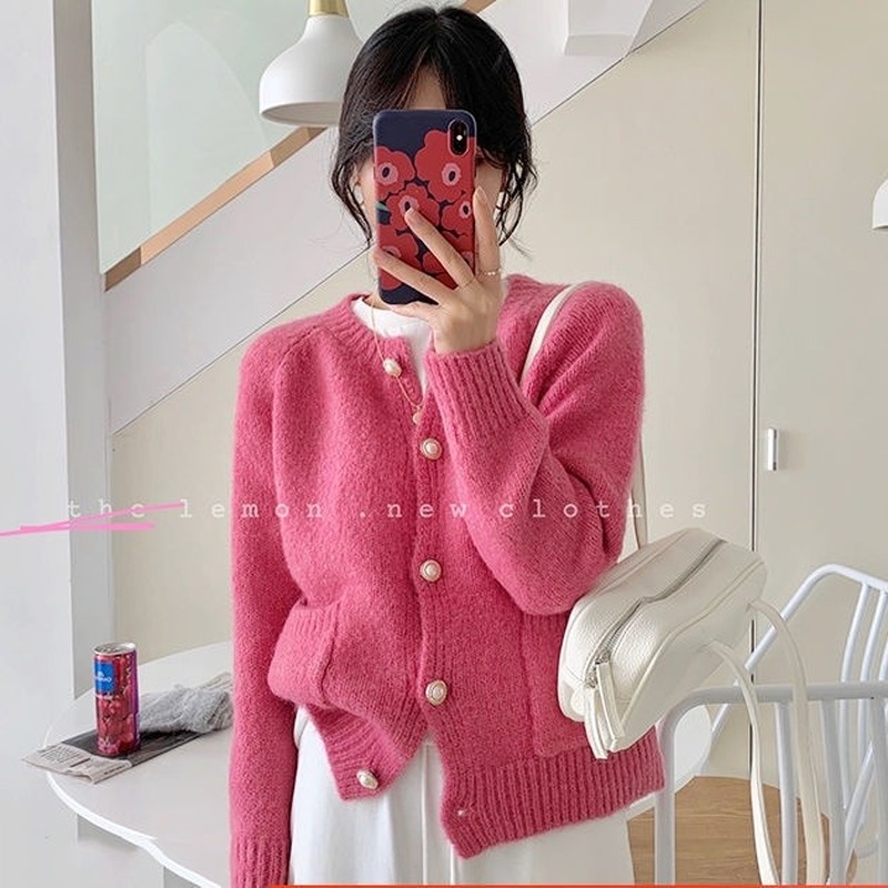 Áo khoác Cardigan dệt kim thời trang Hàn Quốc cho nữ