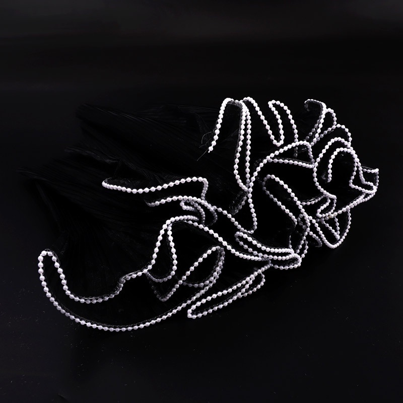 [Spot] Lưới Bọc Hoa Ngọc Trai Gợn Sóng 30cm*5 yards Trang Trí