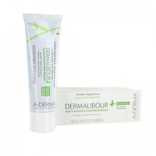 A-Derma Dermalibour Cream 50ml.  Kem phục hồi dịu da và kháng khuẩn, hỗ trợ tái tạo biểu bì da tổn thương, nhạy cảm